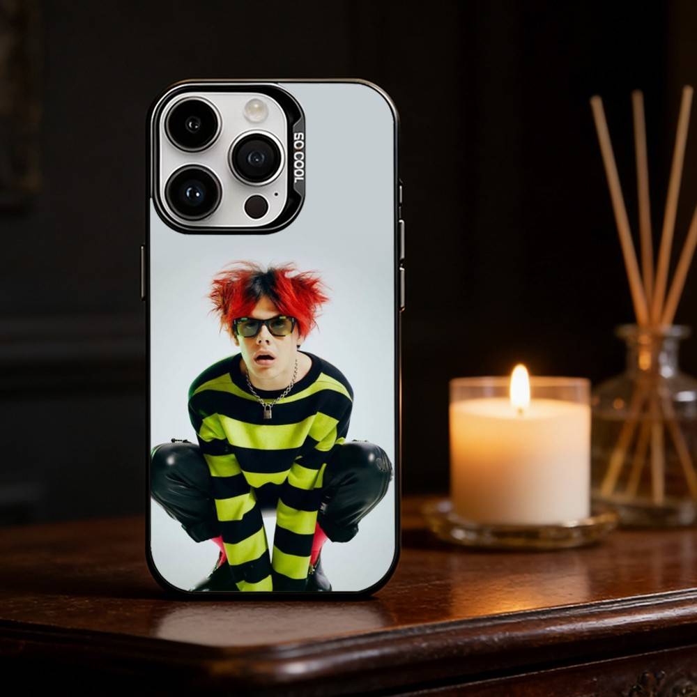 R-Rock Y-Yungblud Phone Case For iPhone 17,16,15,14,13,12,11,Pro Max,Plus Candy Silver Cover