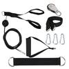Fitness DIY Pulley Rope Arm Strength Triceps Cable with Wheel Accessory Fitness Kit