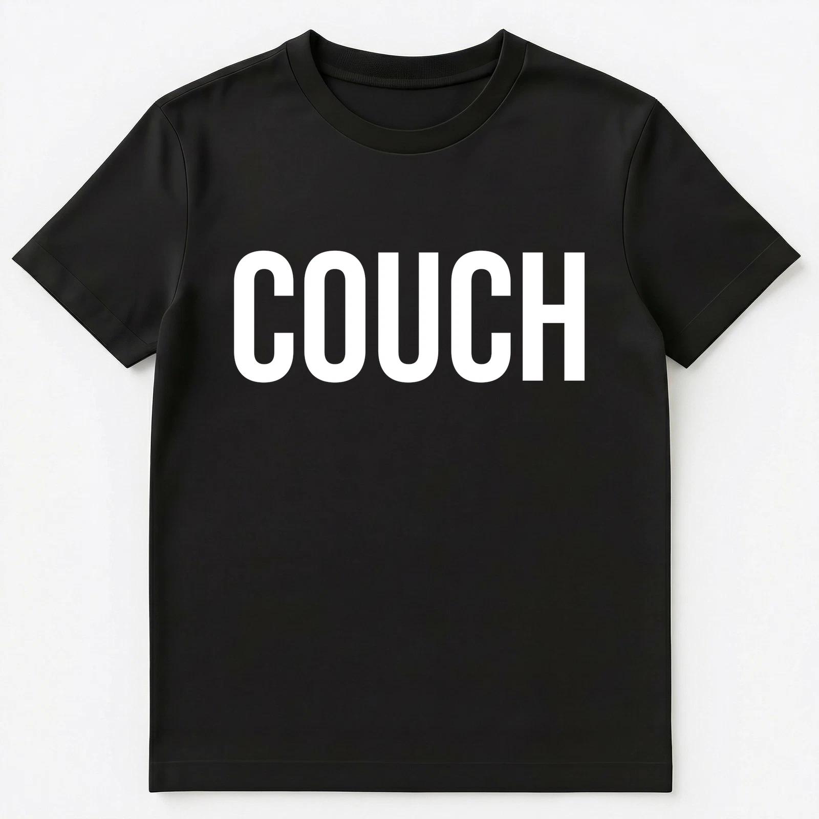 Funny Couch Instead Of Coach Unisex T-Shirt 2XL