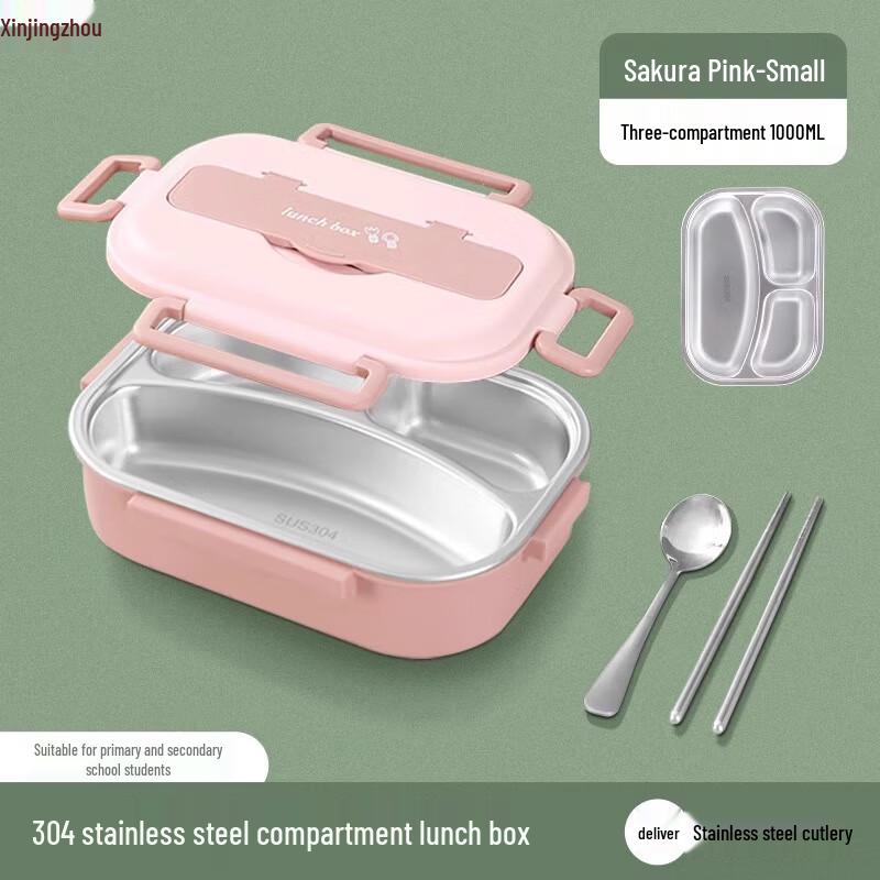 Insulated Multi-Compartment Bento Lunch Box