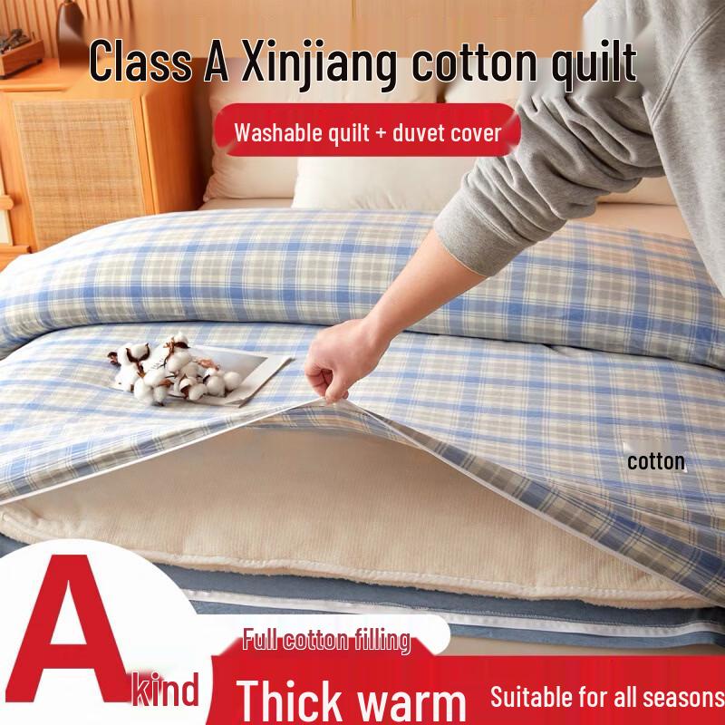 

Qianmo Thickened 100% Cotton All-Season Quilt Core