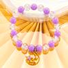 Cute Cartoon Women Bracelet, Beaded Design with Alloy Unicorn, Mermaid and Shell Charm, High Texture Daily Hand Ornaments