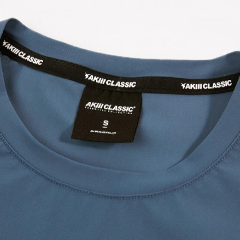 Akiii Classic Summer Cooling Loose Fit Short Sleeve Shorts Set Dutch Blue Unisx