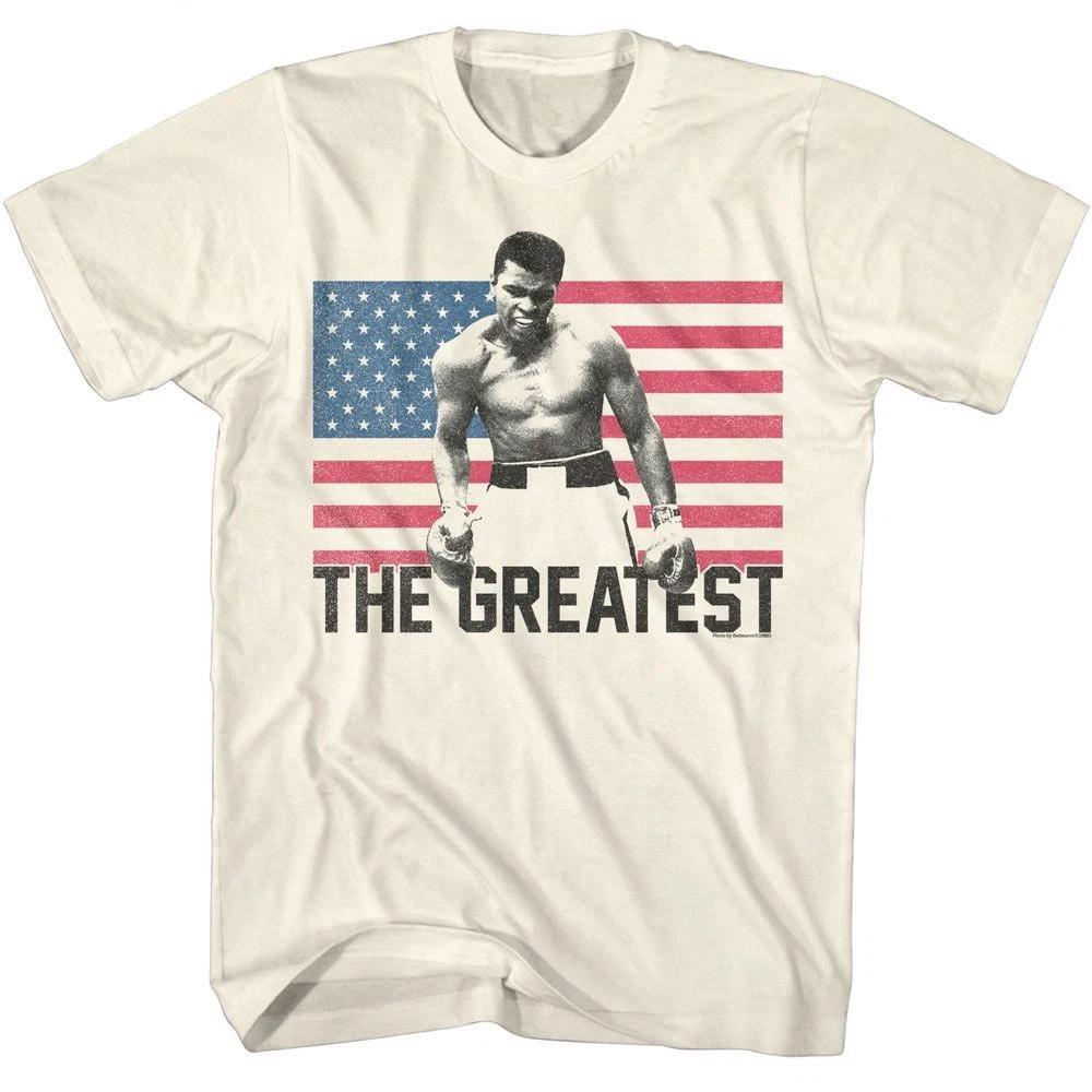 Muhammad Ali - Flag The Greatest - American Classics - Solid Off-White Sho 150