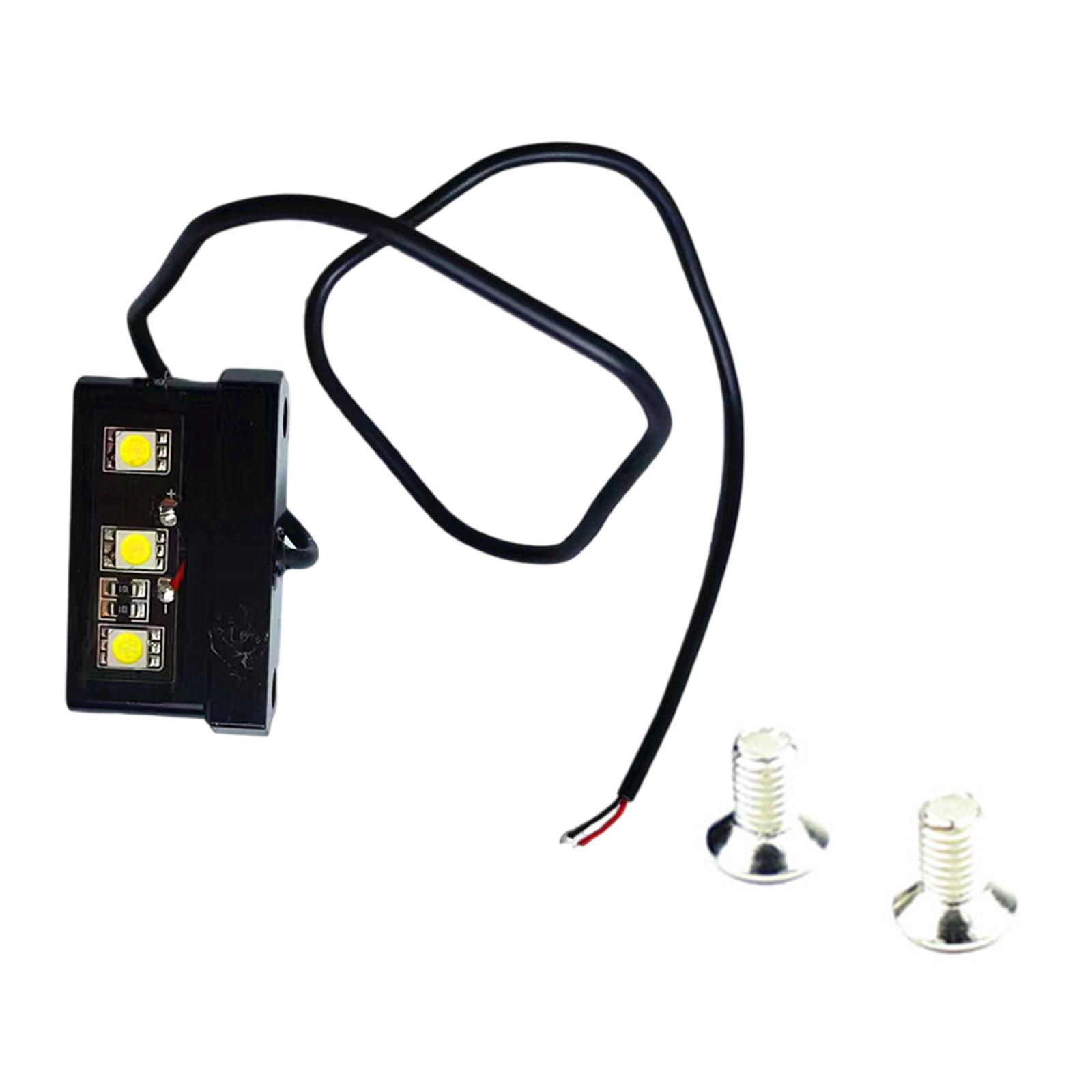 

Мотоциклетный светодиодный фонарь номерного знака Водонепроницаемый задний стоп-сигнал Фонарь номерного знака Универсальная декоративная лампа Запасная часть