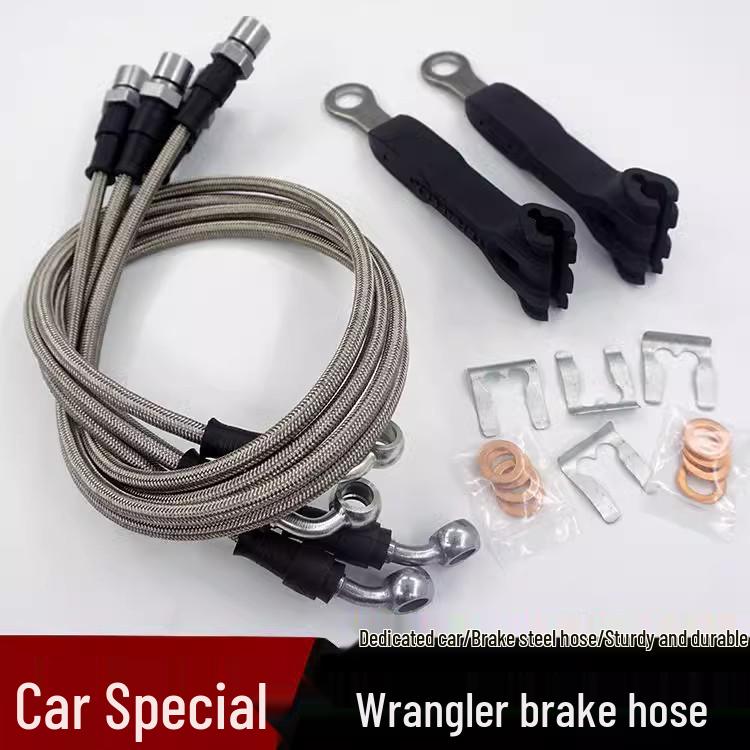 Wrangler Gladiator JT Pickup 2.5-4" Lift Extended Brake Lines & Steel Hoses