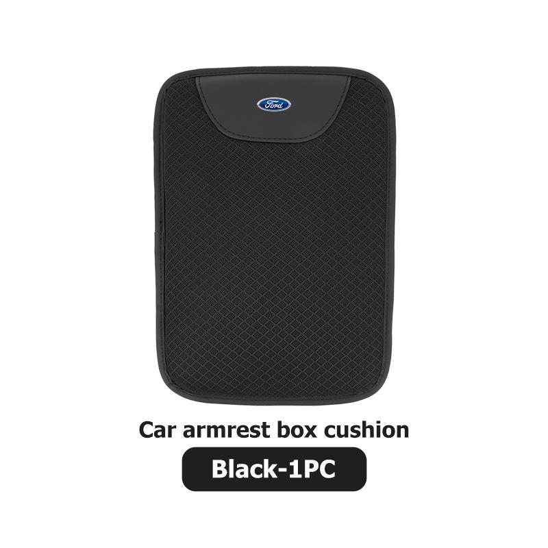 YYQO6 For Ford Universal Ice Silk Car Mounted Armrest Pad Central Armrest Box Height Increasing Pad ST Racing Performance Focus Mk2