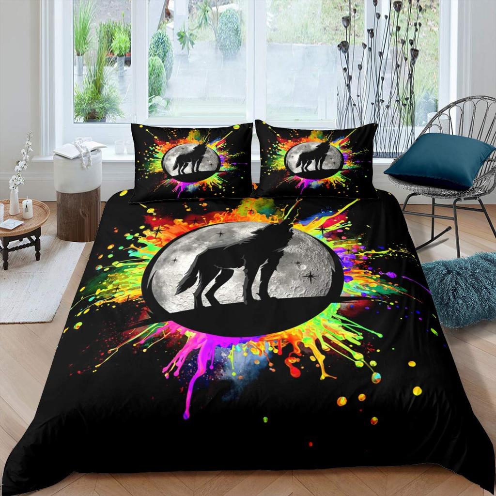 Comforter Boho Wolf - Wildlife Animal Theme