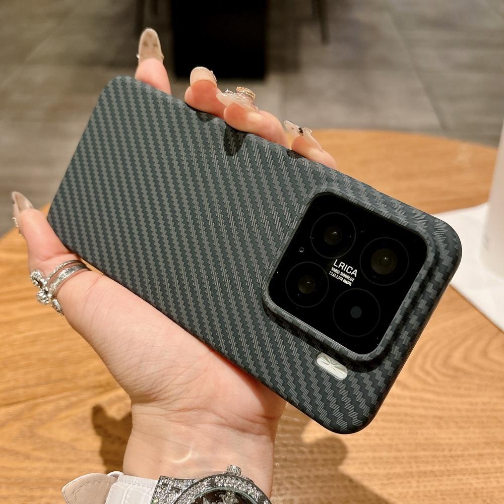 

Ultra Thin Carbon Fiber Texture Magnetic Case For Xiaomi 15 Ultra 14 13 Pro Wireless Charge Shockproof Hard Matte Cover Xiaomi 13