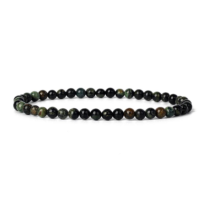 Natural Stone Bracelets Men 4mm 6mm Beads Elastic Bracelet Charm Chakra Healing Reiki Yoga Bracelets For Women Beads Jewelry New