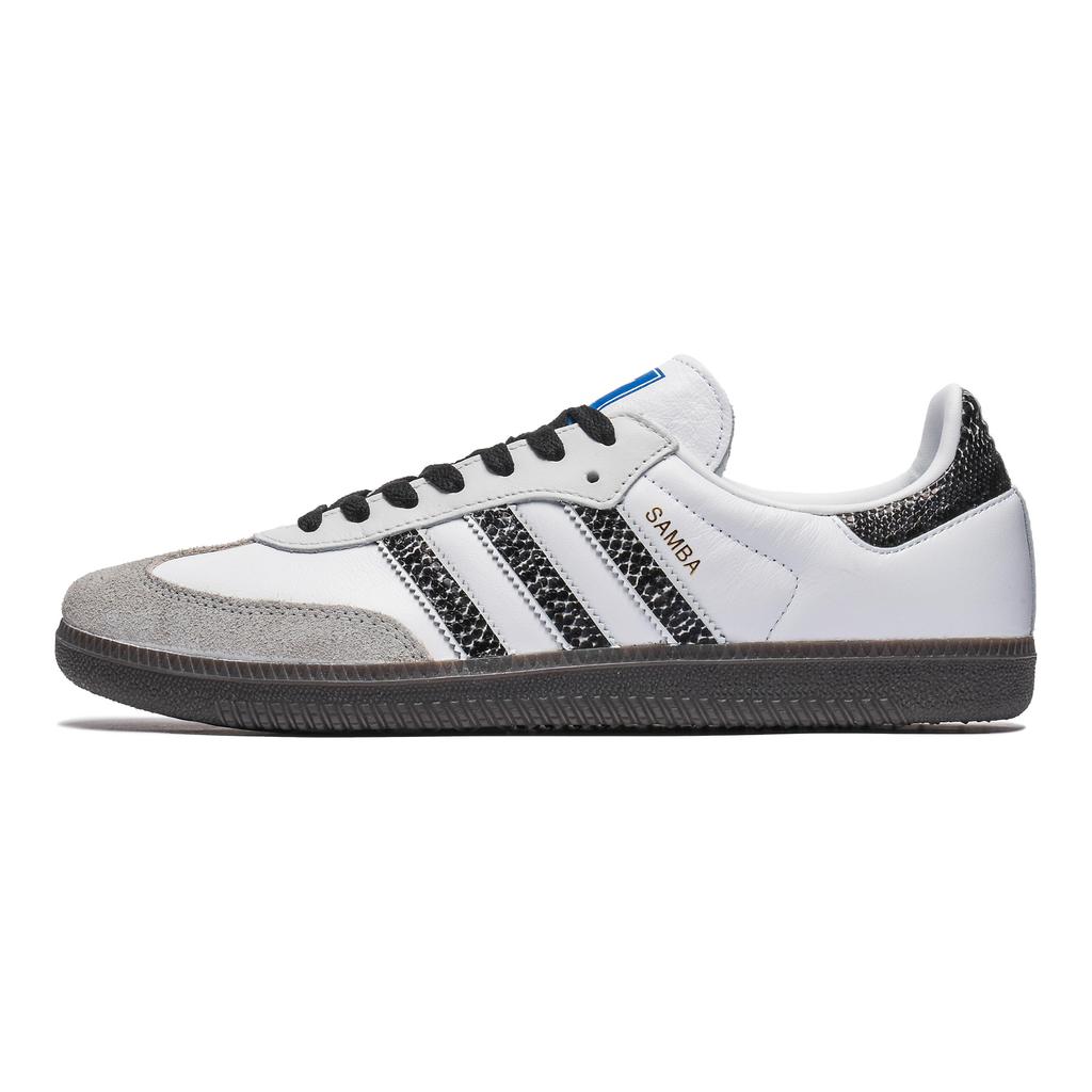 Adidas Originals Samba Low top Skateboard Shoes Unisex Black White IG1024(Team22-samba)