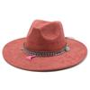 Big Edge Suede Peach Heart Top Top Hat Women'S Outdoor Sunshade Sunscreen Hat