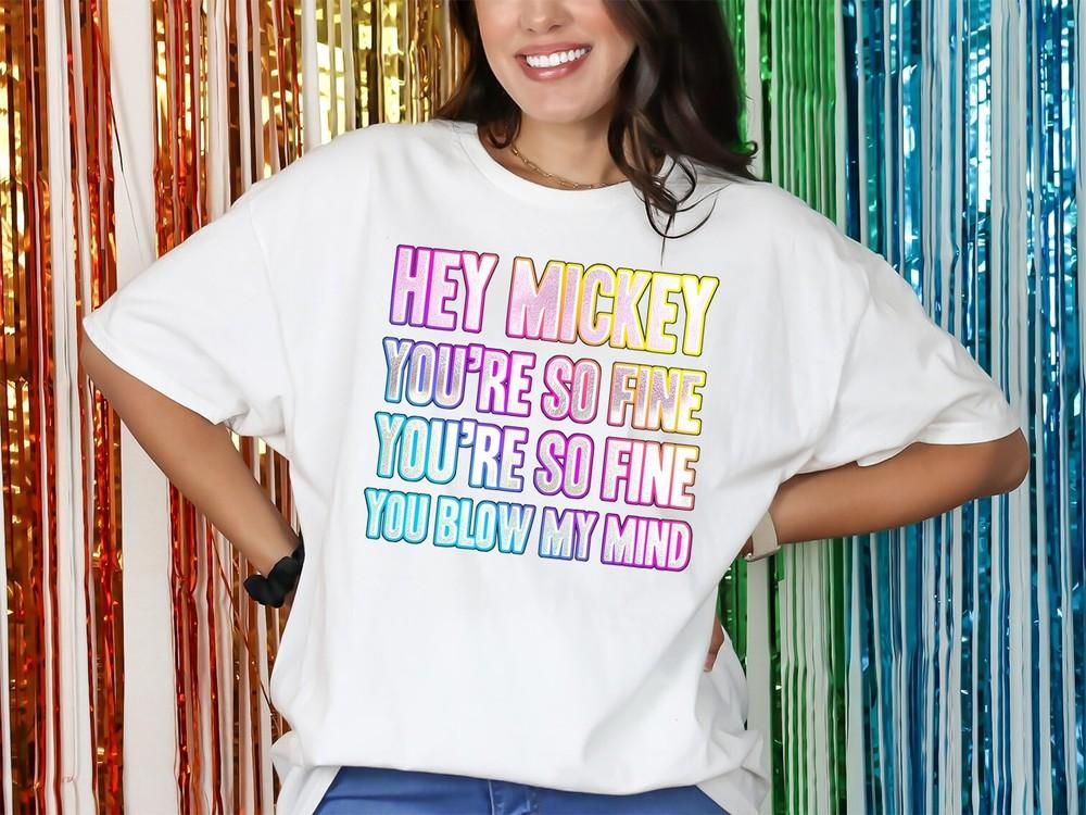 

Эй, Микки, ты такой классный! Футболка с прикольным принтом, маскарадный костюм, выходные, вечеринка в стиле 80-х, подарок XL