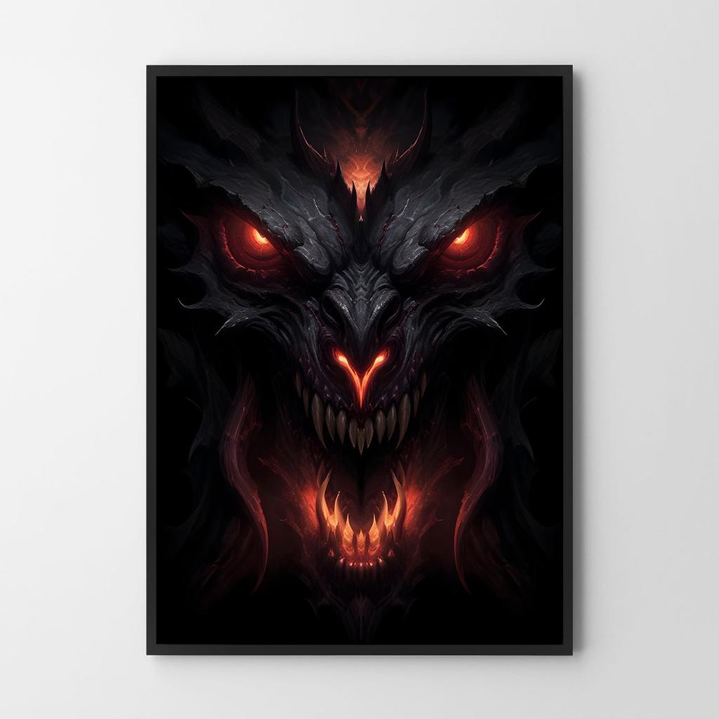 Poster Dragon Devil Diablo