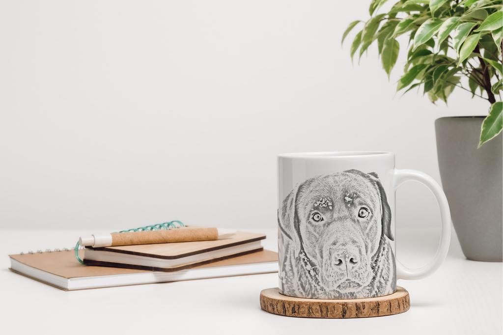 Labrador Retriever - Cup with a Dog, Personalized Cup with a Print, a Classic Gift for Everyone from the Art-Dog Brand