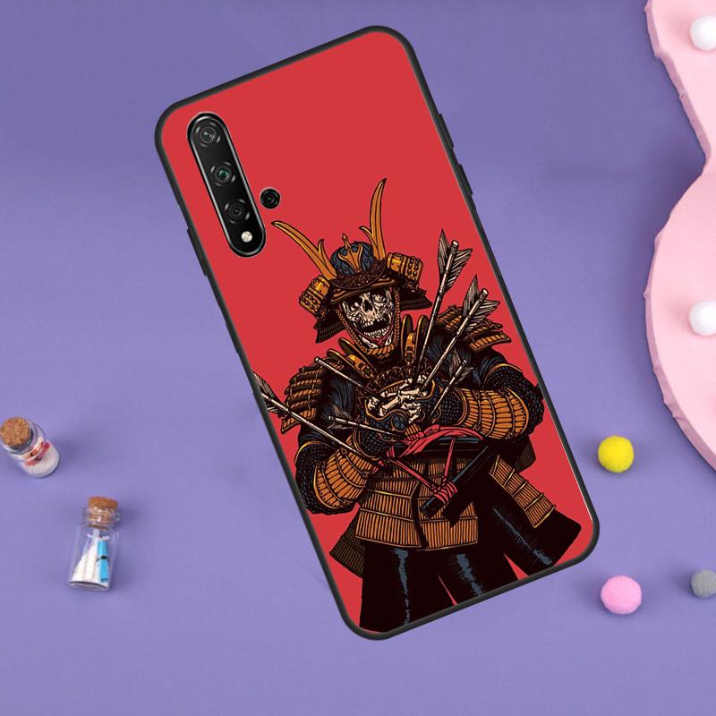 Japanese Samurai Warrior For Huawei Nova 7i 8i 11i 12i 12s 9 10 SE Y60 Y61 Y70 Y72 Y73 Y90 Y91 P20 P40 P30 Lite Case