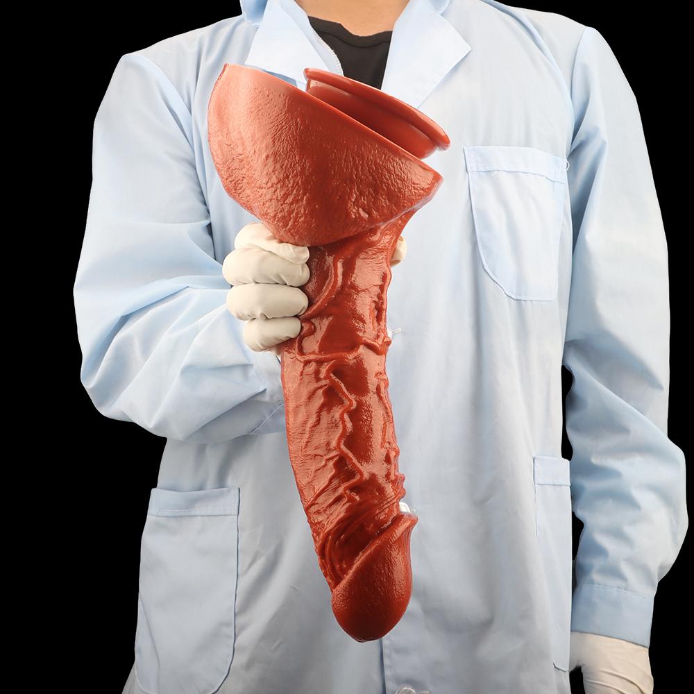 31*3.2cm Giant PVC Dildos Butt Plugs Masturbator Sex Toys Fisting Strap On Penis Realistic Cock BDSM