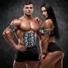 EMS Abdominal Muscle Patch Lazy Home Fitness Equipment Massage Abdominal Fitness Device Intelligent Muscle Stimulator