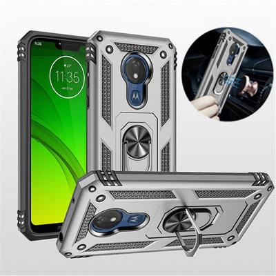 For Motorola Moto G6 G7 Plus G8 Power Lite G9 Play Case Magnetic Ring Stand Holder Cover for Moto E5 E6 E6S E6i E7 Power 2021