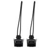 2PCS Car Seat Repair Wiring Harness 357972752 Flexible High Temperature Resistant Black Fit For A3