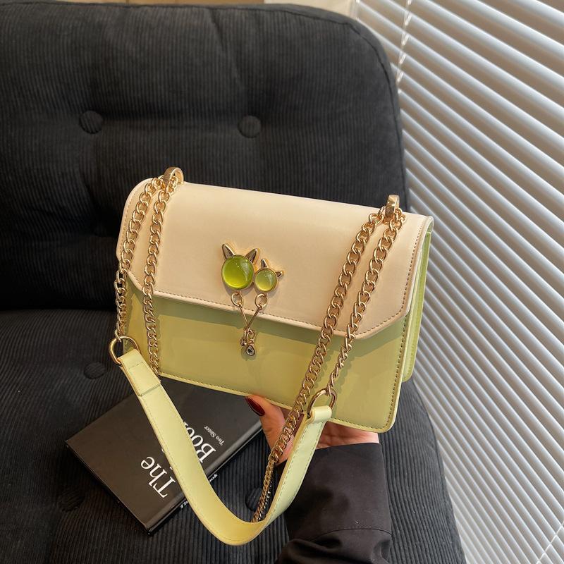 Popular Bags Women's New Trendy Summer Niche Design High-end Messenger Versatile Small Square Bag
