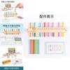 Montessori Color Matching Wooden Blocks Educational Toy For Kids Early Learning Activities