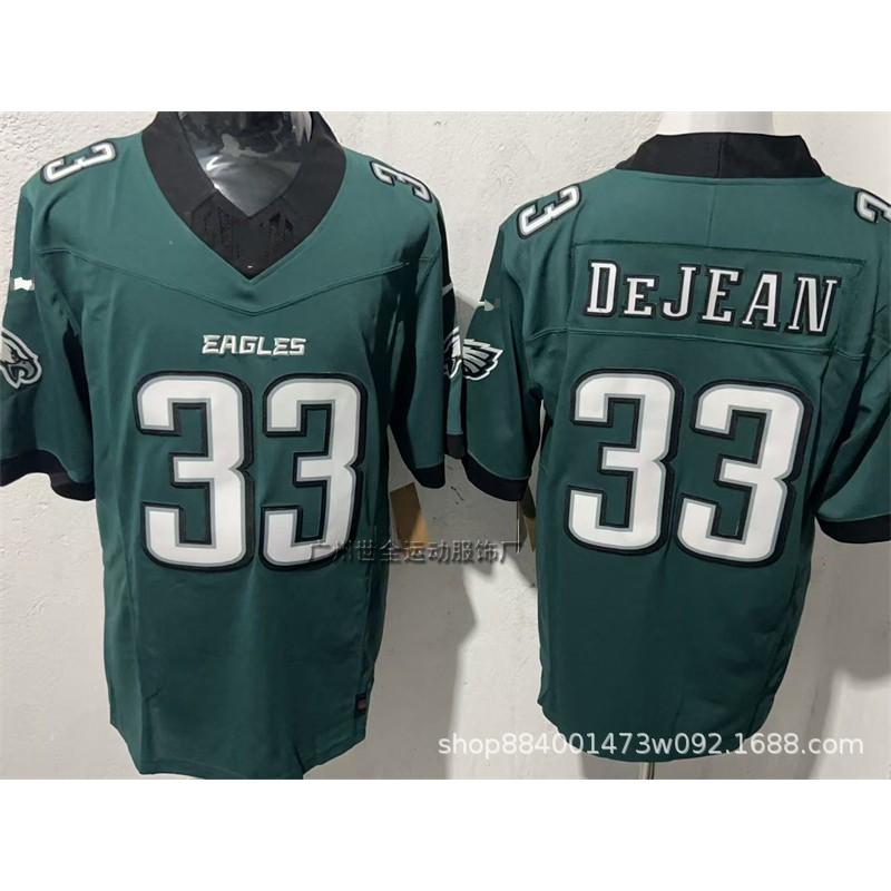 Mens Retro Embroidered American Football Jersey Philadelphia Eagles Vintage Style Sport Shirt Fan Wear