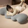 Wave-Shaped Cloud Leg & Back Hugging Pillow - Long Body Cushion for Side Sleepers