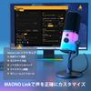 MAONO PD100X Gaming Microphone, PC Microphone, USBXLR Compatible, Dynamic Microphone, Dedicated Software, Mute Button, Volume Control, Earphone