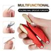 Folded Cuticle Nippers Nail Manicure Pedicure Stainless Steel Cutters Tool Cuticle Scissors Clippers Trimmer Dead Skin Remover