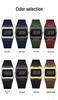 Sanda Retro Y2K Waterproof Square Wristwatch with Alarm - Unisex Multifunctional Design