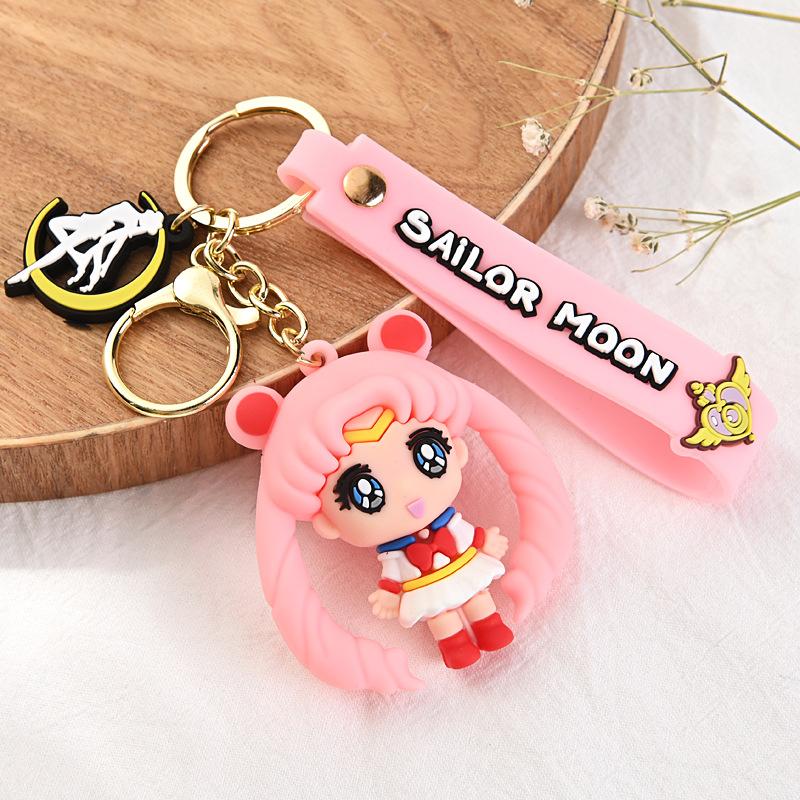 Sailor Moon Series Keychain Comic Periphery Cartoon Backpack Decor Kawaii Decoration Christmas Gifts for Girls