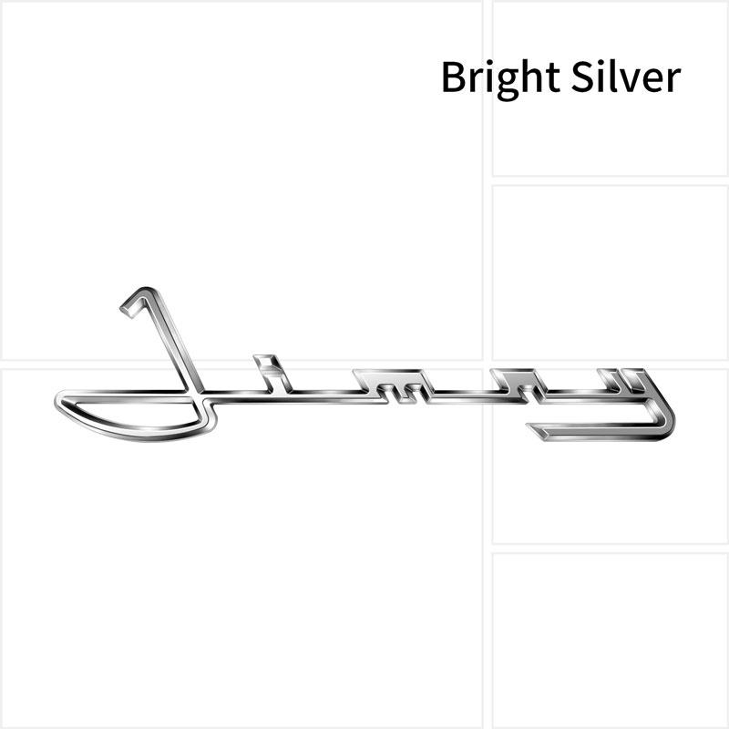 3D Car Styling Chrome Metal Letter Sticker For Jimny Emblem Grand Vitara Sx4 Swift Body Rear Bumper Trunk Tailgate Badge Decor