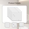 5 Count Duplex Outlet Plates, Modern Switch Covers for Household And Hotel Use