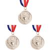 Medallas de Premio de Aleación de Zinc Premios Oro Plata Bronce Premios Medallas de Fútbol para Campeonato Animación Competición Deportiva