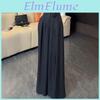 Womens High Waist Wide Leg Pants With Tie Belt For Casual Office Wear
