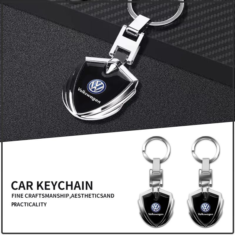 3D Metall Auto Styling Schlüsselanhänger Schlüsselring Schlüsselhalter Für Volkswagen Golf-6 7 4 5 POLO Passat B5 B6 B7 T4 T5 Tiguan Jetta Gol