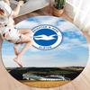 Brighton & Hove Albion Round Area Rug,Carpet Rug for Living Room Bedroom Sofa Playroom Decor,Non-slip Floor Mat