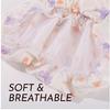 2026 New Korean-style Floral Dog Dress, Cute Bow Camisole Skirt for Small Dogs, Cats, Teddy & Bichon, Lightweight Daily Wear
