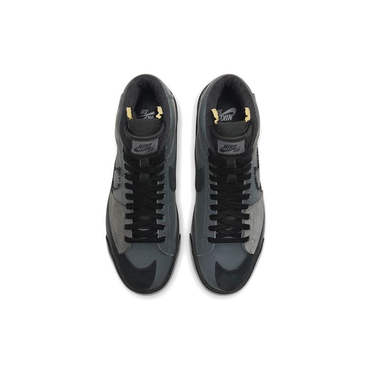 Nike Zoom Blazer Mid Edge SB Iron Grey Unisex Sneakers Black DA2189-001