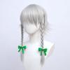Cosplay Wig Izayoi Sakuya Silver Heat-Resistant Wig for Cosplay, Photoshoots, and Festivals