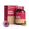 The Healthspan Co. Ostropest plamisty z NAC 900 mg | Suplement Detoksykujący Wątrobę Tłuszczową z Sylimaryną, Burakiem, Mniszkiem Lekarskim, Imbirem i Kurkumą | N-Acetyl