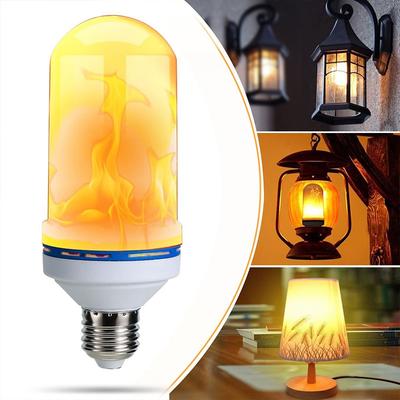 LED E27 360 Degrees  Flame Flickering Effect Light Bulb Decorative Holiday Lamp