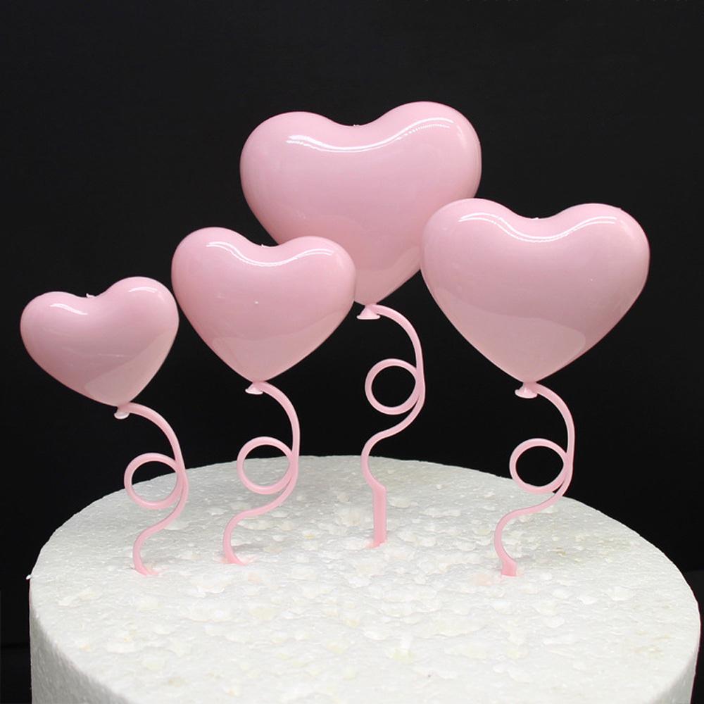 Love Balloon Cake Flag Pennant Cupcake Valentine's Day Cake Topper Party Supplies Cake Decoration