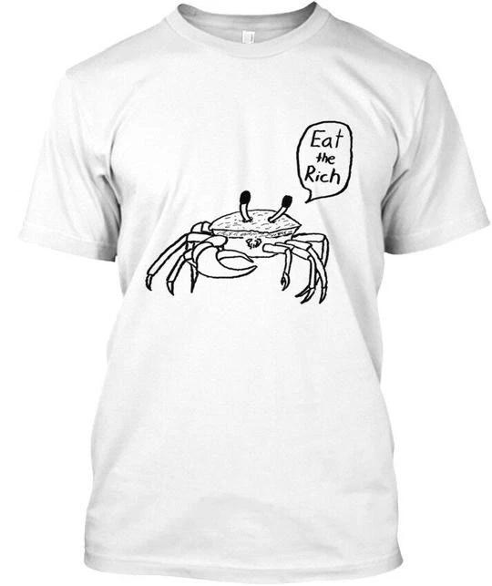 Premium Eat The Rich - T shirt Made in the USA Size S to 5XL M