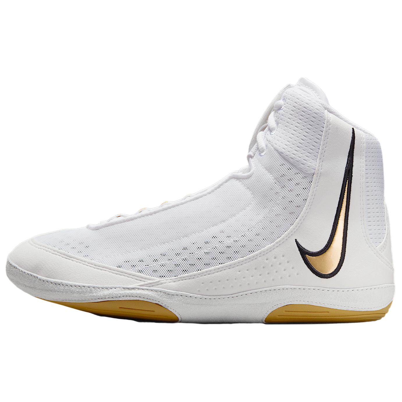 

New Nike Inflict Breathable Support Training Shoes Unisex White Gold HM9674-102 42.5