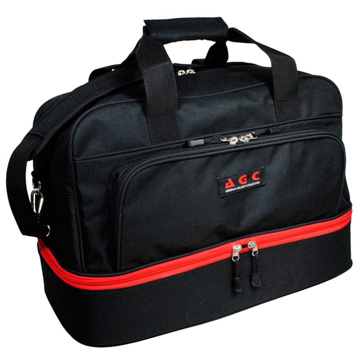 

LEZAX AGC Двухъярусная дорожная сумка AGBB-1201 Черный x Красный