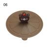 1Pcs Transparent Cartoon Cute Silicone Cup Cover Heat-resistant Leak Proof Sealed Lids Cap Dustproof  Cup Cover Tea Coffee Lids
