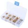 ABYA M3 Male-Female Hex Brass Standoff Bolt Screw Nut Motherboard Assortment Kit Mount 120Pcs