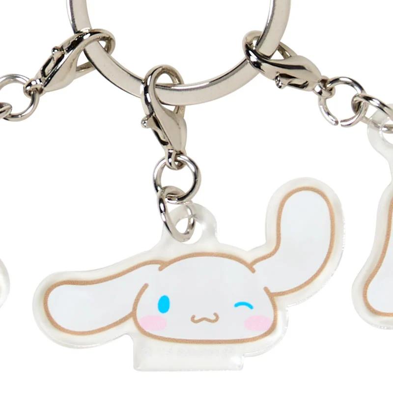 Sanrio Cinnamoroll 4-Piece Acrylic Key Chain ( face ) NEW Sanrio characters
